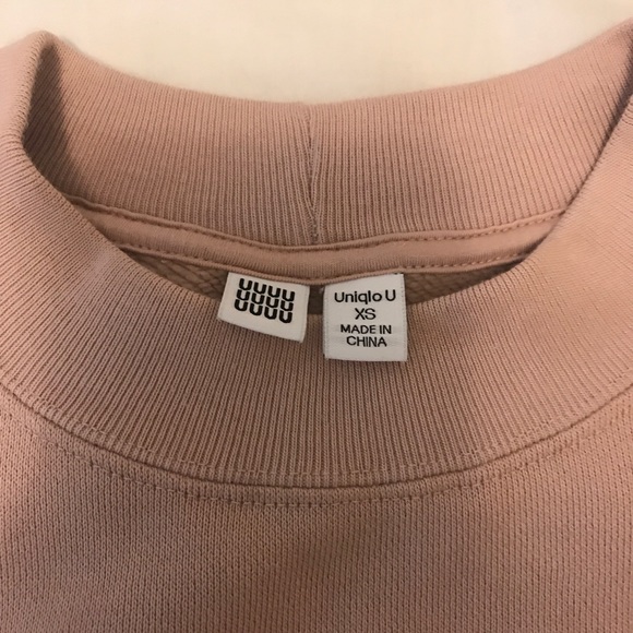Uniqlo U pink crewneck sweatshirt - Picture 4 of 5